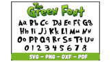 The Green Grinchy Font