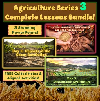 Preview of AP Environmental Science The Green Revolution Sustainable Agriculture BUNDLE!