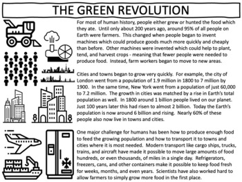 Preview of The Green Revolution - Free Mini Lesson