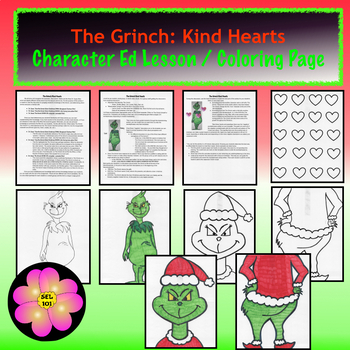 grinch heart worksheets  teaching resources  teachers pay