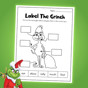 The Grinch Printable Worksheets For kids Dr Seuss Activity sheet by ZORPICO
