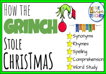 Preview of The Grinch + Reading Comprehension WINTER