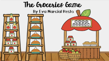 Preview of The Groceries Game: Coins (Google Slide, Touch-Friendly Activity)