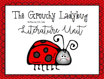 The Grouchy Ladybug Literature & Math Unit by Preschoolers and Sunshine