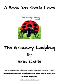 Preview of The Grouchy Ladybug Reading Lesson Plan with Extension Activities