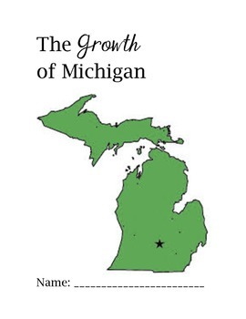 Preview of The Growth of Michigan: A History Student Work Packet