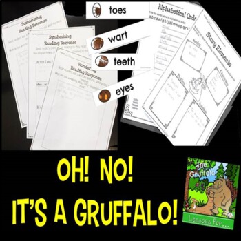 The Gruffalo Book Study Unit Activities for 2nd & 3rd Grade