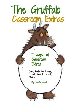 Preview of The Gruffalo Classroom Extras