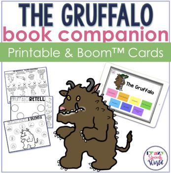 THE GRUFFALO Word Rhyming Playing Cards Game and Story Book 