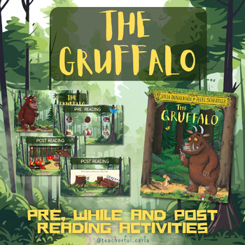 Preview of The Gruffalo Reading Presentation - Pre, While, Post Reading activities