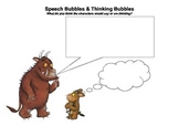 The Gruffalo Speech Bubble and Thinking Bubble Activity