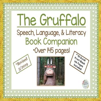 Preview of The Gruffalo Speech, Language, & Literacy Book Companion