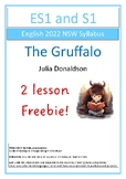 The Gruffalo UARL Freebie 2022 NSW English Syllabus 2x les
