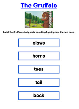 The Gruffalo Activity Packet Activities By ThirdGradetotheRescue