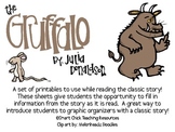 "The Gruffalo", by Julia Donaldson, Printables to go with 