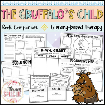 Preview of The Gruffalo’s Child Speech and Language Therapy Book Companion