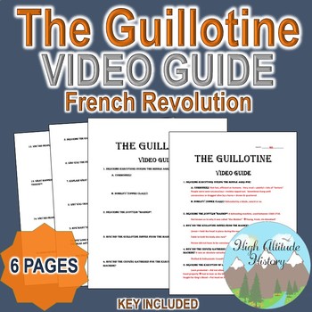 Preview of The Guillotine (History Channel / History.com) Original Video Guide