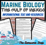 The Gulf of Mexico Passage and Worksheets for Marine Biolo