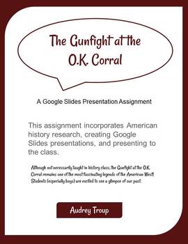 Preview of The Gunfight at the O.K. Corral Google Slides Presentation