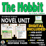 The HOBBIT Novel Study Unit - Print & DIGITAL - Standards Based