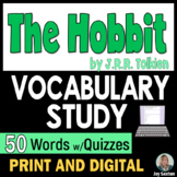 The HOBBIT Vocabulary Study with Quizzes - Print & Digital