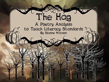 Preview of The Hag:  A Poetry Analysis to Teach Literary Standards