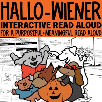 Preview of The Hallo-Wiener Read Aloud Craft and Activities | Halloween Activities