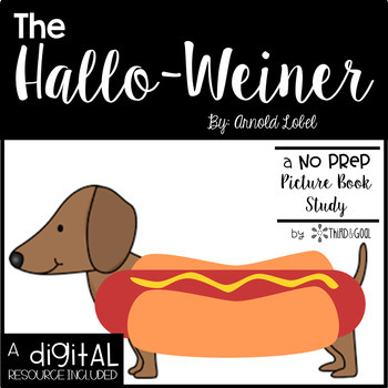 Preview of The Hallo-weiner Book Study and DIGITAL Resource