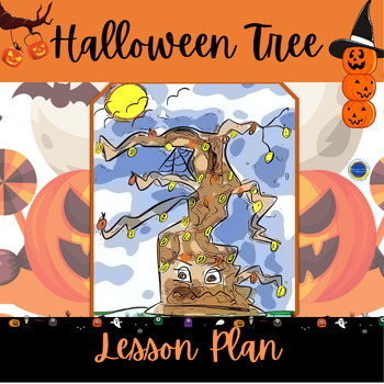 Preview of The Halloween Tree Lesson Plan with Halloween Boom Cards™  Game