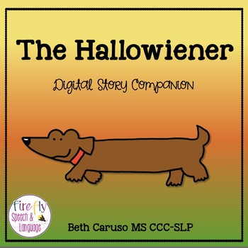 Preview of The Hallowiener Story Companion - Boom Cards