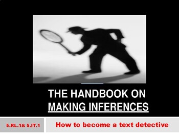 Preview of The Handbook of Making Inferences / How to Become a Text Detective