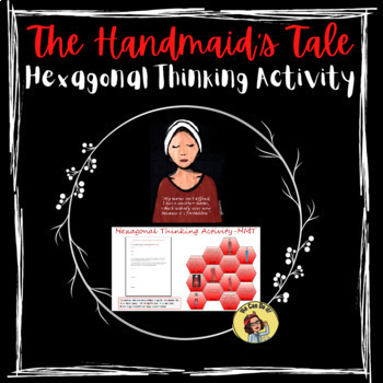 Preview of Margaret Atwood's "The Handmaid's Tale" Novel Hexagonal Thinking Activity