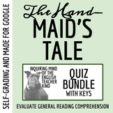 The Handmaid's Tale Quiz and Answer Key Bundle for Google 