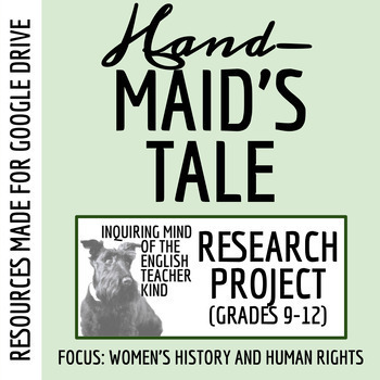 Preview of The Handmaid's Tale Research Project on Women's History & Human Rights (Google)