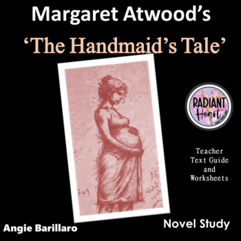Preview of The Handmaid's Tale Atwood Text Guide & Worksheets NOVEL STUDY DISTANCE LEARNING