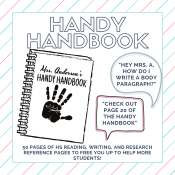 Preview of The Handy Handbook: A HS ELA Ultimate Reference Book!