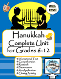 The Hanukkah Master Activity Pack with Common Core Standar