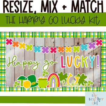 Preview of The Happy Go Lucky March St. Patrick’s Day Bulletin Board or Door Kit!