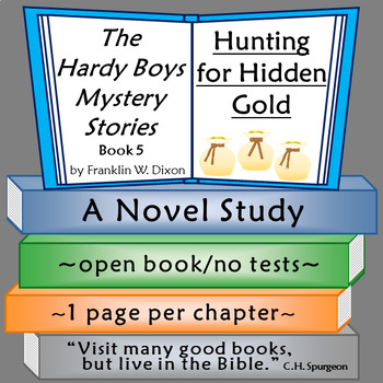 Preview of The Hardy Boys: Hunting for Hidden Gold Novel Study