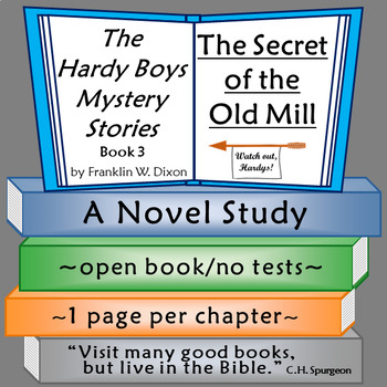 Preview of The Hardy Boys: The Secret of the Old Mill Novel Study