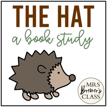Preview of The Hat Jan Brett | Book Study Activities, Class Book, Craft