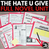 The Hate U Give Full Novel Unit Bundle - Printable Novel Study