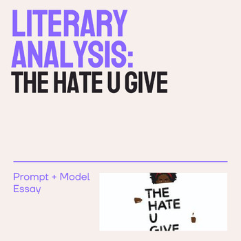 thesis statement example the hate you give
