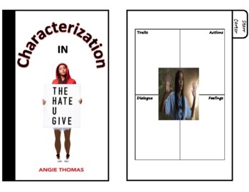 Preview of The Hate U Give Mini Flip Book PDF