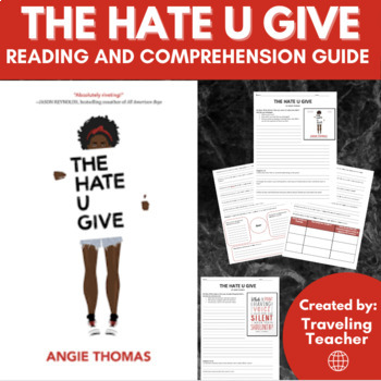 Preview of The Hate U Give Novel Study - Reading Guide and Chapter Comprehension Questions