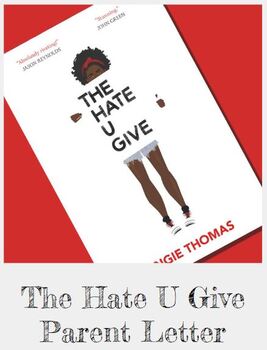 Preview of The Hate U Give Parent Letter