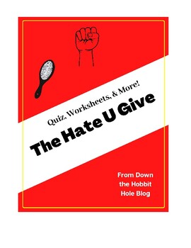 Preview of The Hate U Give Quiz, Essay Prompts and More!