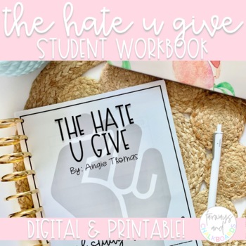 Preview of The Hate U Give Student Workbook | Distance Learning