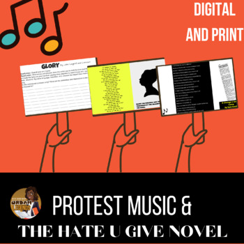 Preview of The Hate U Give and Songs of Protest Unit