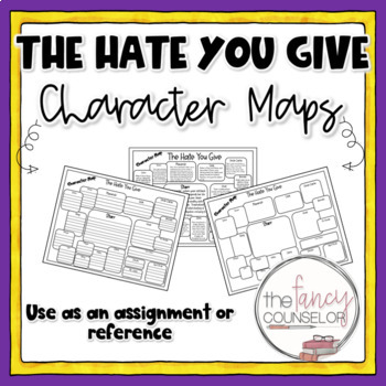 Preview of The Hate You Give Character Map